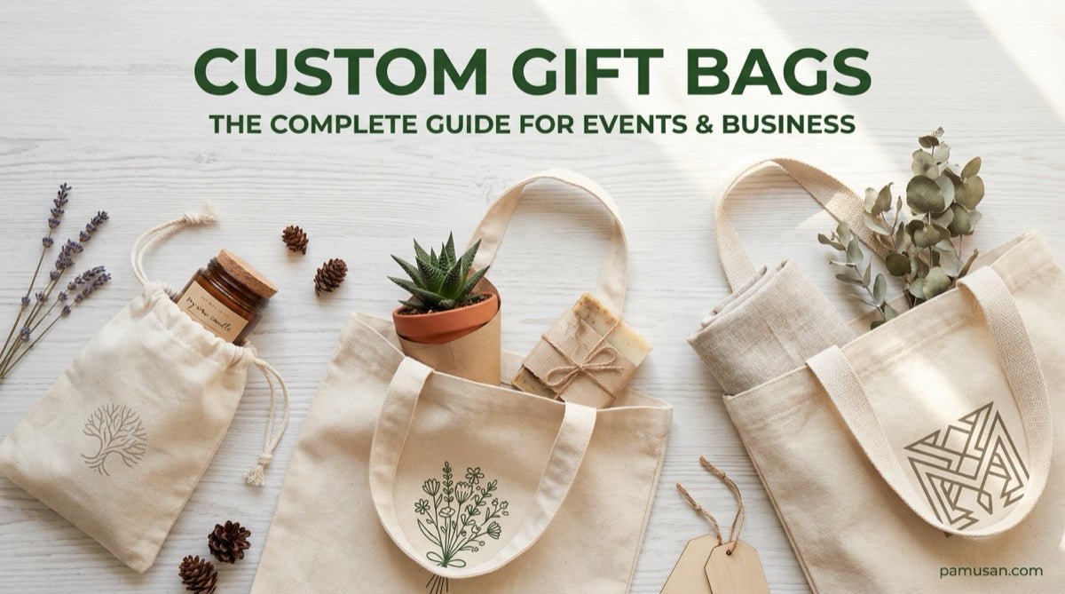 Custom Gift Bags: The Complete Guide to Personalized Bags for Every Event - Pamusan.com