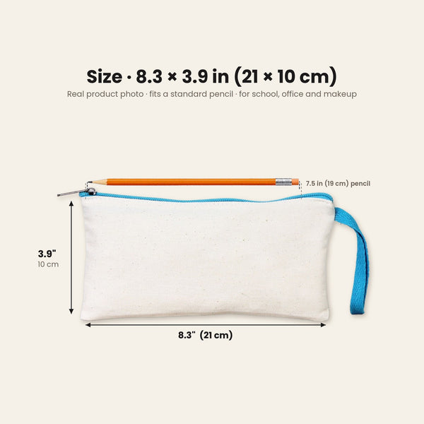 Astuccio di Natale – 9 motivi Natale e Capodanno 2027, astuccio in tessuto con zip colorata 21 × 10 cm, 6 colori – cotone - Pamusan.it