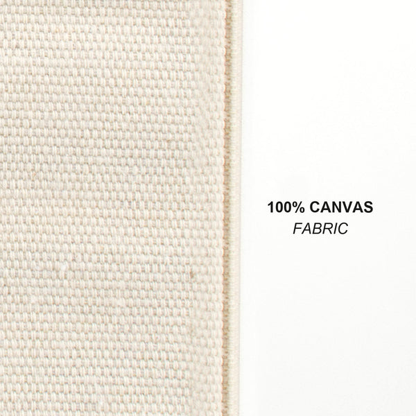 100% cotton canvas fabric close-up of the 450 gsm gabardine tote bag