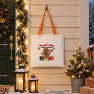 Colorful Tote Bags Bulk – Christmas & New Year 2027 Cotton Totes 16" × 14" (40 × 35 cm) with Black, Red or Orange Handles, 9 Designs - Pamusan.com