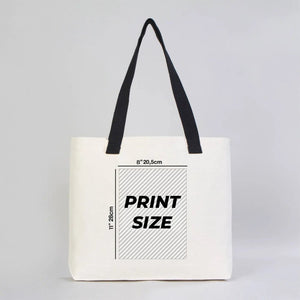 Borsa in tela con manici neri, area di stampa 20,5 x 28 cm - Pamusan