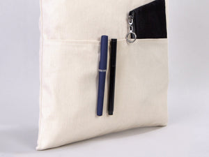 Borsa Tote Personalizzata 14"W x 16"H - Borsa da Shopping in Cotone all'Ingrosso con Stampa del Logo - Pamusan.es