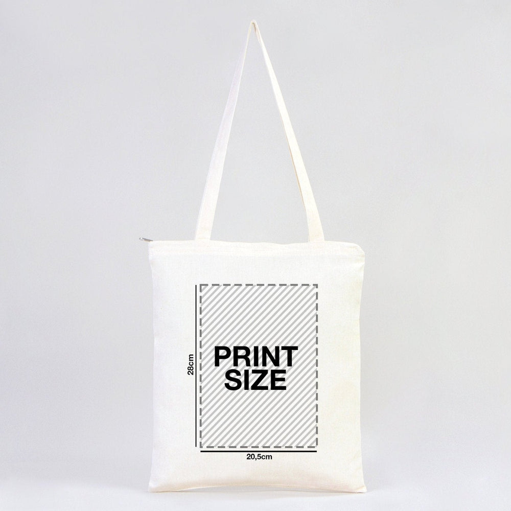 Christmas Zip Tote Bags – 14"x16" (35x40) Cotton Cloth Holiday Bags, Wholesale Options - Pamusan.com