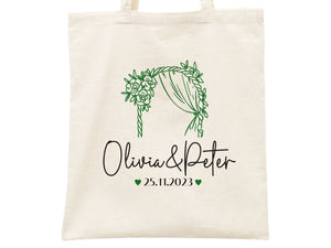 Custom Wedding Welcome Bag - Personalized Bachelorette Party Favor - Bridal Party Gift Bags - Wedding Favors - Pamusan.com
