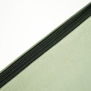 Custom Zippered Clutch Bag – Green – 10" × 7" (25 × 18 cm) - 10 oz - Pamusan.com