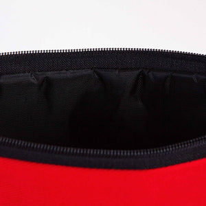 Custom Zippered Clutch Bag – Red – 10" × 7" (25 × 18 cm) - 10 oz - Pamusan.com