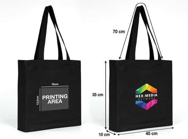 Halloween Tote Bags – Personalized Black Canvas Reusable Totes with 12 Custom Designs - Pamusan.com