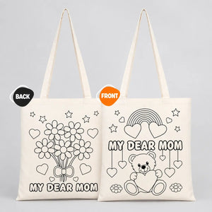 Mother's Day Painting Set 2 - 25 Months Flowers Painting Bag 14"x16" / 4 Months 12's Pencil - Pamusan.com