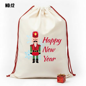 Sacco di Babbo Natale Personalizzato – 60 x 90 cm Grande Sacchetto Regalo per Natale e Capodanno - Pamusan.it
