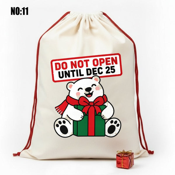 Sacco di Babbo Natale Personalizzato – 60 x 90 cm Grande Sacchetto Regalo per Natale e Capodanno - Pamusan.it