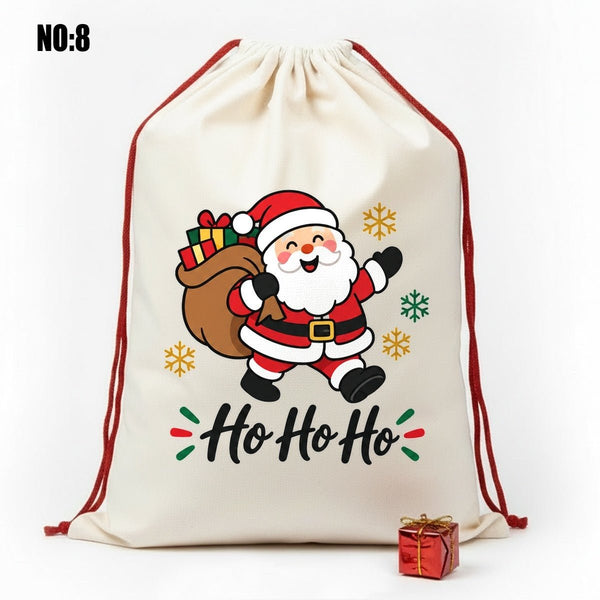 Sacco di Babbo Natale Personalizzato – 60 x 90 cm Grande Sacchetto Regalo per Natale e Capodanno - Pamusan.it