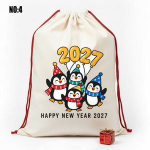 Sacco di Babbo Natale Personalizzato – 60 x 90 cm Grande Sacchetto Regalo per Natale e Capodanno - Pamusan.it