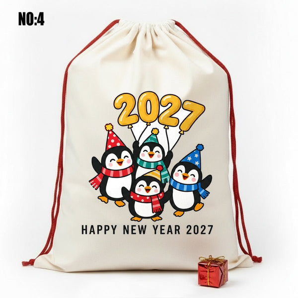 Sacco di Babbo Natale Personalizzato – 60 x 90 cm Grande Sacchetto Regalo per Natale e Capodanno - Pamusan.it
