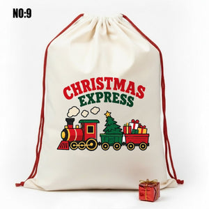 Sacco di Babbo Natale Personalizzato – 60 x 90 cm Grande Sacchetto Regalo per Natale e Capodanno - Pamusan.it