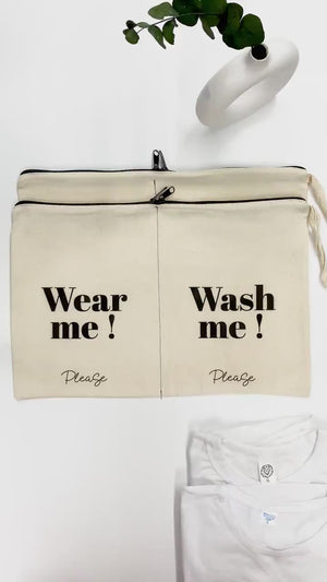 Sacca da Viaggio in Cotone per Bucato – Organizer Pulito e Sporco