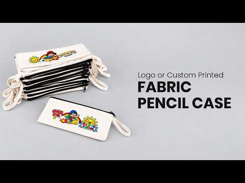 Astuccio Personalizzato in Tessuto – Beauty Case in Cotone con Zip