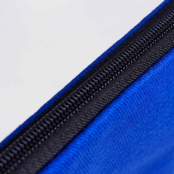 Zippered Clutch Bag – Blue – 10" × 7" (25 × 18 cm) - 10 oz - Pamusan.com