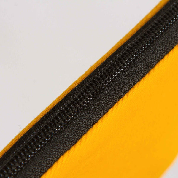Zippered Clutch Bag – Yellow – 10" × 7" (25 × 18 cm) - 10 oz - Pamusan.com